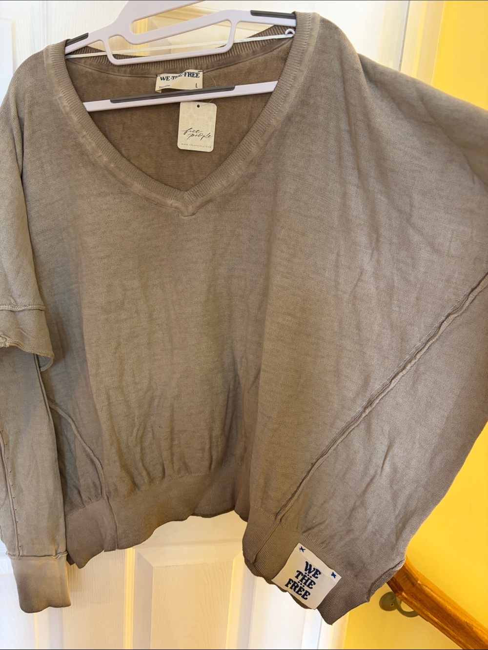 We The Free V-Neck Pullover Sweater